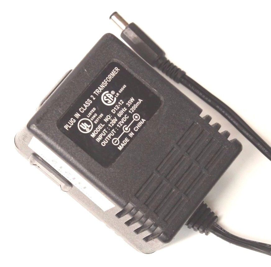 *Brand NEW* Homedics ADP-1 AC Type 12V 1200mA VGC AC Adapter D12-12 Class 2 Transformer POWER Supply